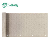 Sekey balcony privacy screen made of 220 g/m² HDPE, taupe